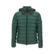 Groene Dons Winterjas met Capuchon Colmar , Green , Heren