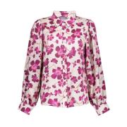 Elegante Blouse met Lange Mouwen Geisha , Multicolor , Dames