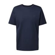 Donkerblauw Katoenen T-shirt voor Mannen Baldessarini , Blue , Heren