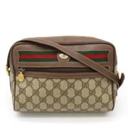 Pre-owned Canvas crossbody-bags Gucci Vintage , Beige , Unisex