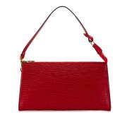 Pre-owned Leather louis-vuitton-bags Louis Vuitton Vintage , Red , Dam...