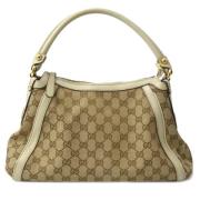 Pre-owned Canvas gucci-bags Gucci Vintage , Brown , Dames