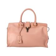 Pre-owned Leather handbags Yves Saint Laurent Vintage , Pink , Dames