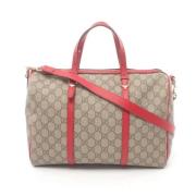 Pre-owned Leather gucci-bags Gucci Vintage , Beige , Dames