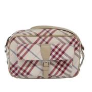 Pre-owned Canvas crossbody-bags Burberry Vintage , White , Dames