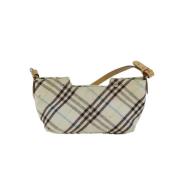 Pre-owned Canvas shoulder-bags Burberry Vintage , Beige , Dames