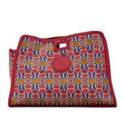 Pre-owned Fabric clutches Fendi Vintage , Red , Dames