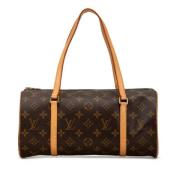 Pre-owned Canvas handbags Louis Vuitton Vintage , Brown , Dames