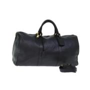 Pre-owned Leather handbags Loewe Pre-owned , Black , Dames