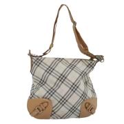 Pre-owned Nylon shoulder-bags Burberry Vintage , Beige , Dames