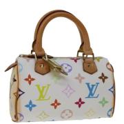 Pre-owned Canvas louis-vuitton-bags Louis Vuitton Vintage , White , Da...