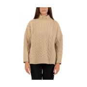 Dames Korte Mouw Top Weekend , Beige , Dames