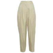 Pre-owned Fabric bottoms Alexander Wang Pre-owned , Beige , Dames