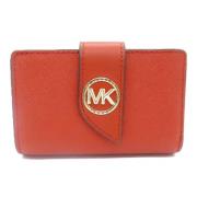 Pre-owned Leather wallets Michael Kors Pre-owned , Red , Dames