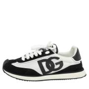 Pre-owned Leather sneakers Dolce & Gabbana Pre-owned , Black , Dames