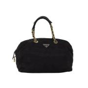 Pre-owned Nylon handbags Prada Vintage , Black , Dames