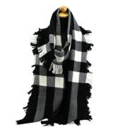 Pre-owned Cotton scarves Burberry Vintage , Black , Dames