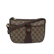 Pre-owned Leather gucci-bags Gucci Vintage , Beige , Dames