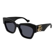 Stijlvolle zonnebril voor modieuze personen Gucci , Black , Unisex