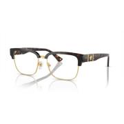 Stijlvolle brilmonturen in Havana kleur Versace , Brown , Unisex