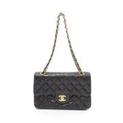 Pre-owned Leather chanel-bags Chanel Vintage , Black , Dames