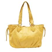 Pre-owned Leather shoulder-bags Michael Kors Pre-owned , Yellow , Dame...