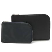 Pre-owned Leather wallets Hermès Vintage , Black , Dames