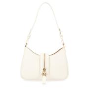 Boter Leren Tas Bs73A47E2-193 Elisabetta Franchi , Beige , Dames