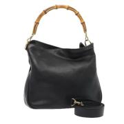 Pre-owned Leather gucci-bags Gucci Vintage , Black , Dames