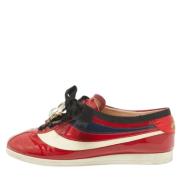 Pre-owned Leather sneakers Gucci Vintage , Multicolor , Dames