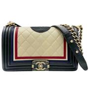 Pre-owned Leather chanel-bags Chanel Vintage , Multicolor , Dames