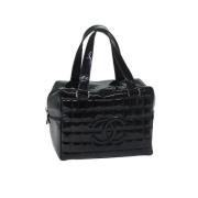 Pre-owned Leather handbags Chanel Vintage , Black , Dames