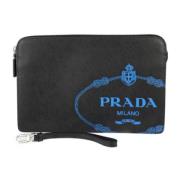 Pre-owned Leather prada-bags Prada Vintage , Black , Dames