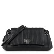 Pre-owned Leather chanel-bags Chanel Vintage , Black , Dames