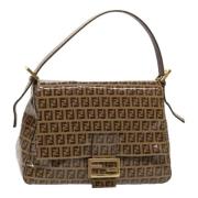 Pre-owned Canvas fendi-bags Fendi Vintage , Brown , Dames