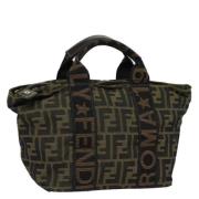 Pre-owned Canvas fendi-bags Fendi Vintage , Brown , Dames