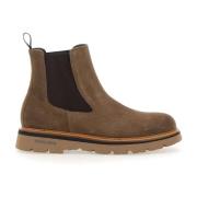 Heren Bruine Laarzen Woolrich , Brown , Heren