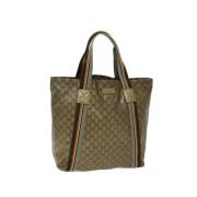 Pre-owned Canvas gucci-bags Gucci Vintage , Brown , Dames