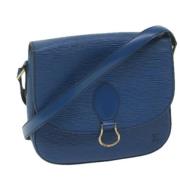 Pre-owned Leather louis-vuitton-bags Louis Vuitton Vintage , Blue , Da...