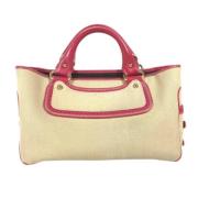 Pre-owned Canvas celine-bags Celine Vintage , Beige , Dames