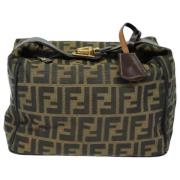 Pre-owned Canvas fendi-bags Fendi Vintage , Brown , Dames