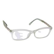 Pre-owned Plastic sunglasses Chanel Vintage , White , Dames