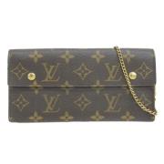 Pre-owned Fabric wallets Louis Vuitton Vintage , Brown , Dames