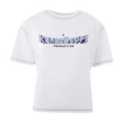 Wit Katoenen Top met Tijdloze Elegantie Kenzo , White , Dames