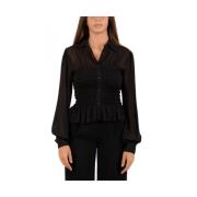 Dames Blouse Stijlvol Ontwerp Michael Kors , Black , Dames