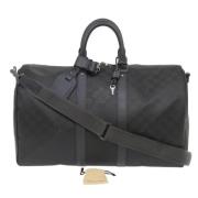 Pre-owned Canvas louis-vuitton-bags Louis Vuitton Vintage , Black , Da...