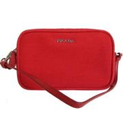 Pre-owned Canvas prada-bags Prada Vintage , Red , Dames