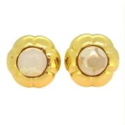 Pre-owned Metal chanel-jewelry Chanel Vintage , Yellow , Dames