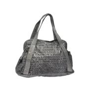 Pre-owned Nylon chanel-bags Chanel Vintage , Gray , Dames