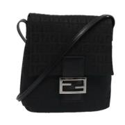 Pre-owned Canvas fendi-bags Fendi Vintage , Black , Dames